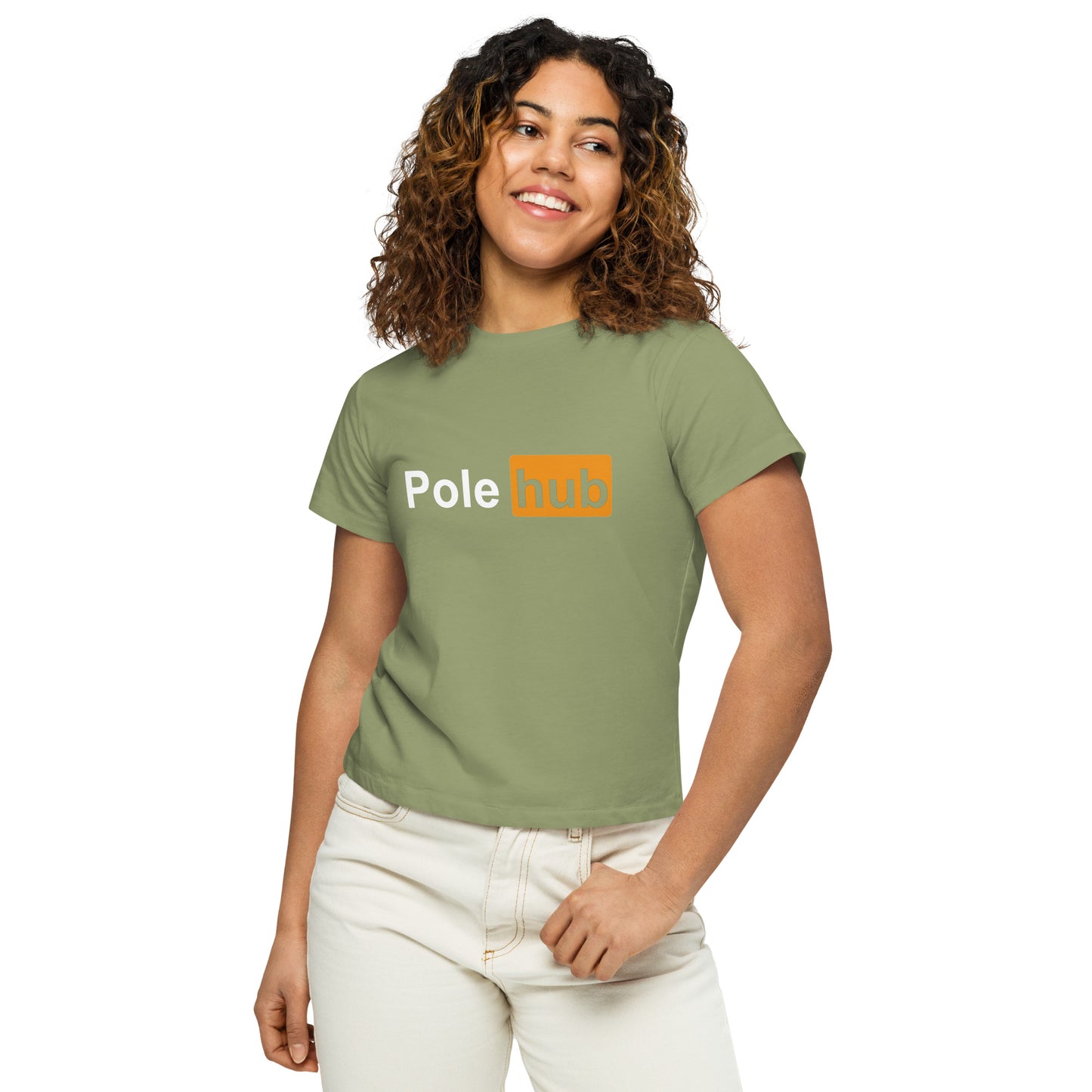 Pole Hub - Women’s high-waisted t-shirt
