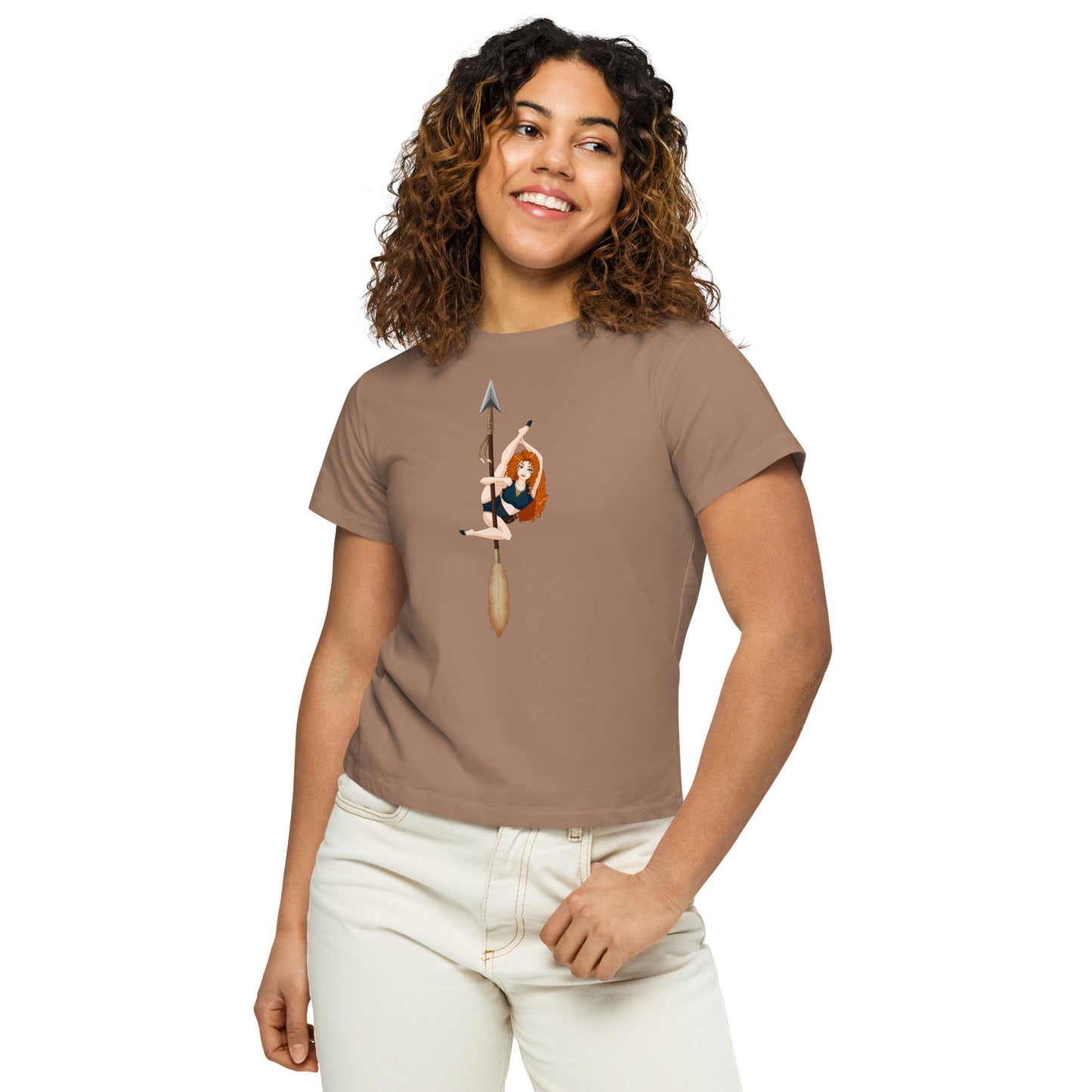 Inverted Unicorn - Women’s high-waisted t-shirt
