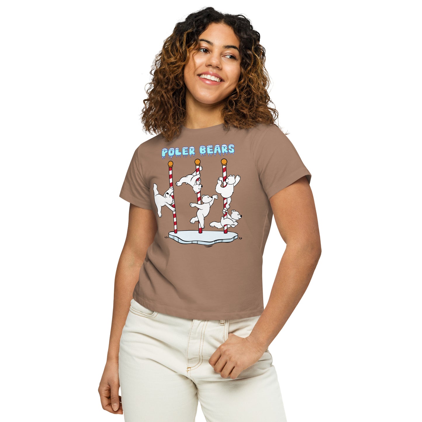 Poler Bears - Women’s high-waisted t-shirt