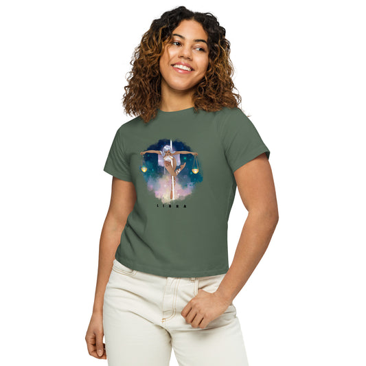 Libra - Women’s high-waisted t-shirt