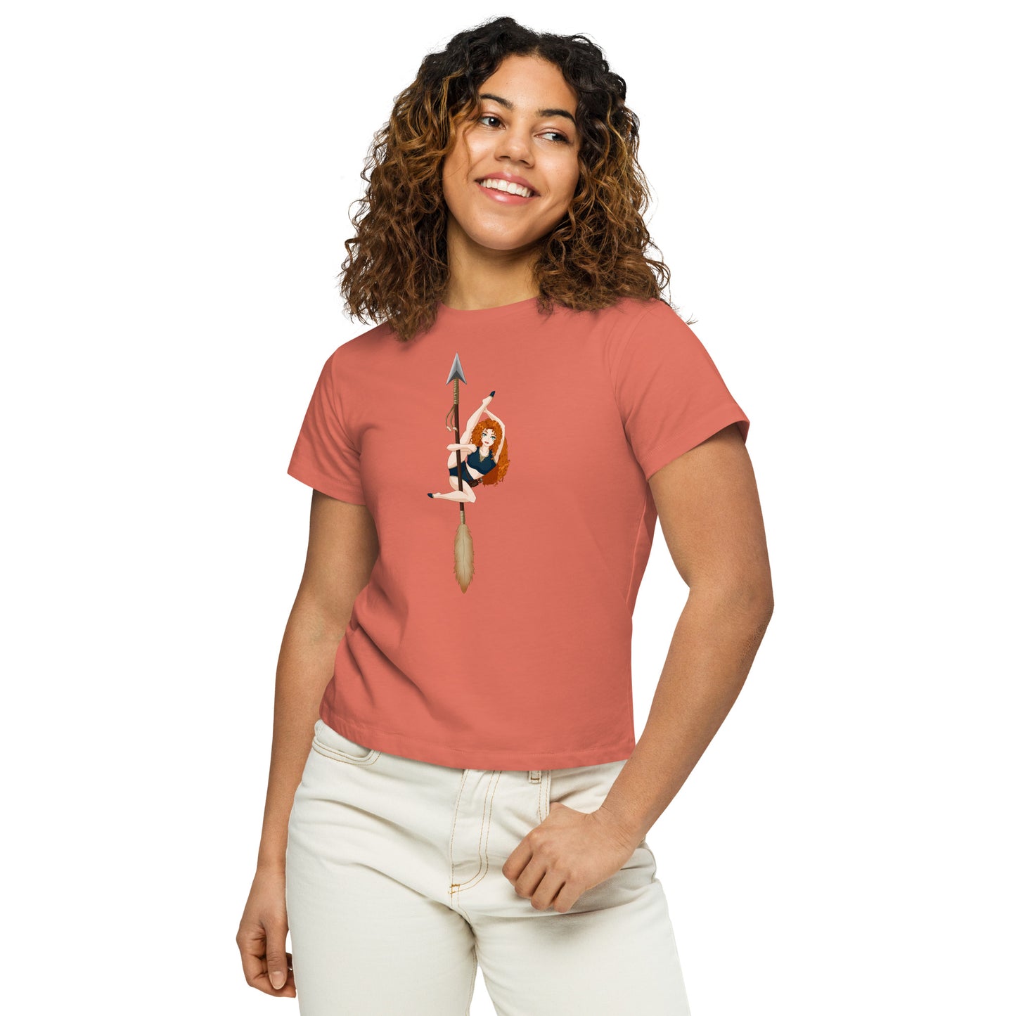 Inverted Unicorn - Women’s high-waisted t-shirt