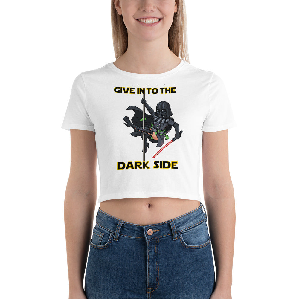Give In To The Dark Side - Women’s Crop Tee