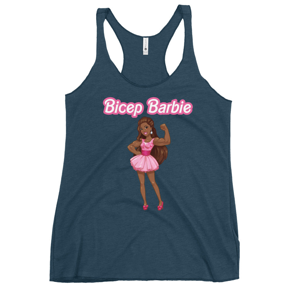 Bicep Barbie POC - Women's Racerback Tank