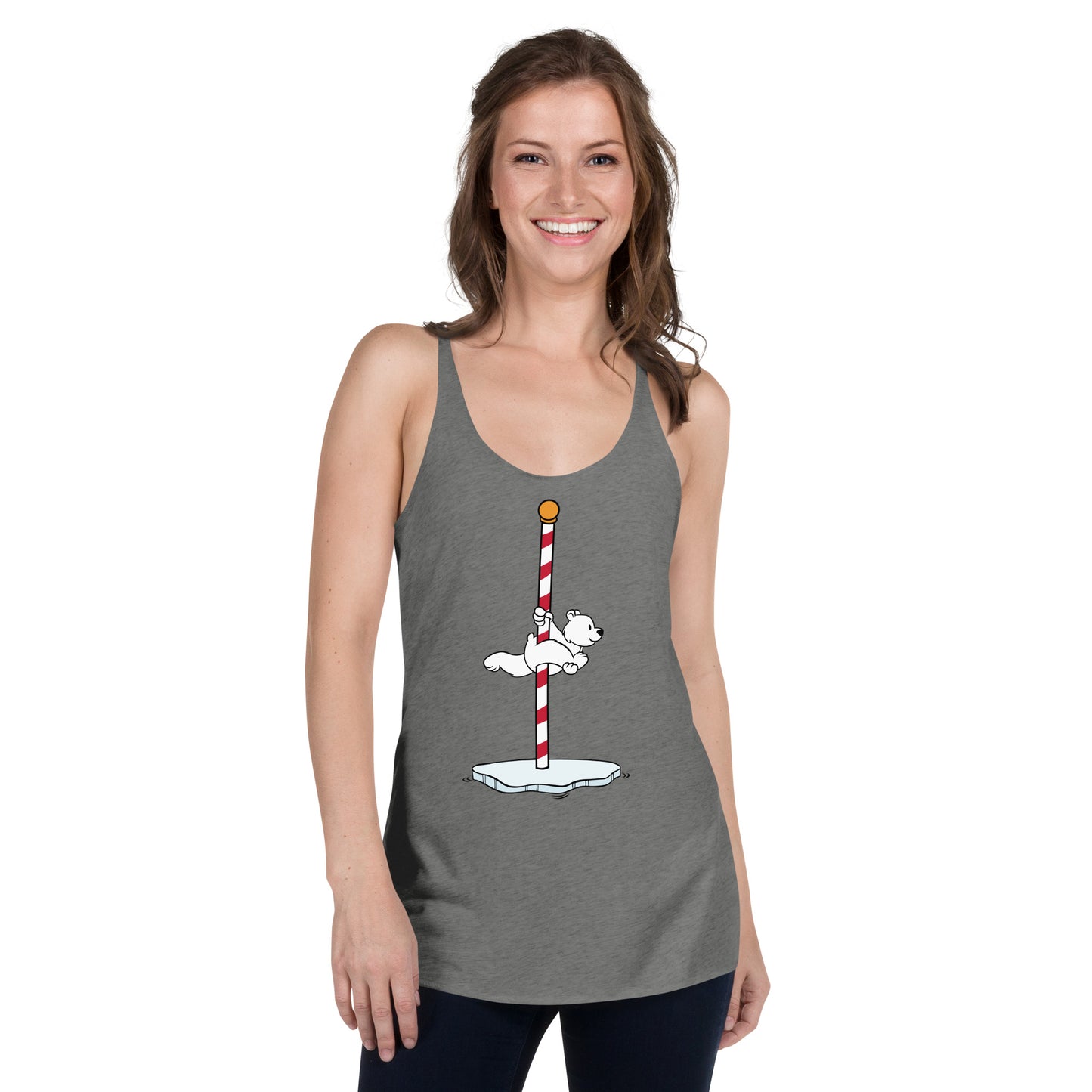 Chopstix Poler Bear - Women's Racerback Tank